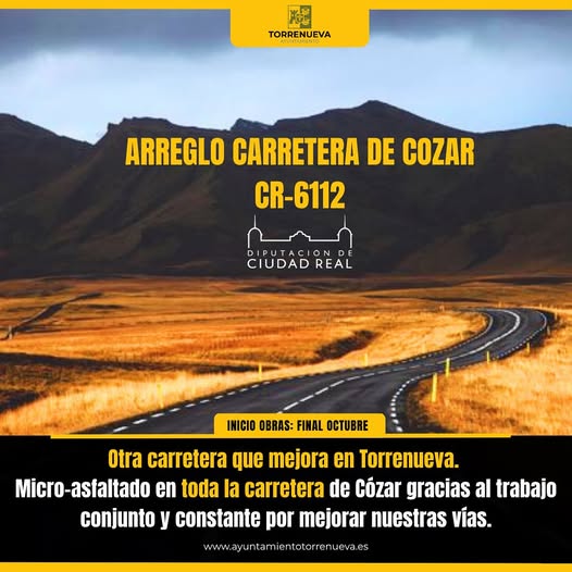arreglo carretera cozar