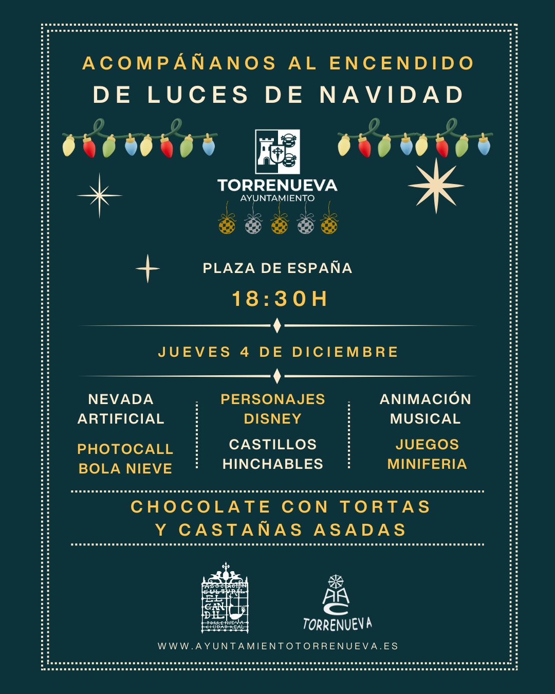 encendido luces navidad